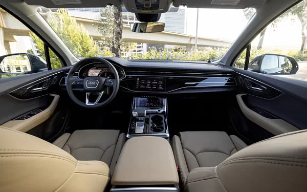 Cars wallpapers Audi Q7 55 TFSI quattro (Tamarind Brown Metallic) US-spec - 2025