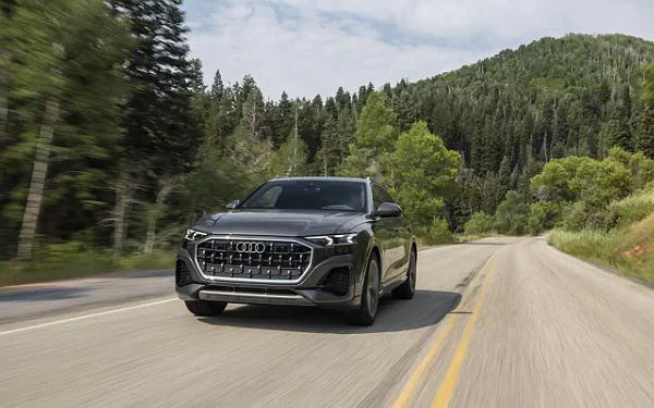 Cars wallpapers Audi Q8 55 TFSI quattro (Samurai Grey Metallic) US-spec - 2025