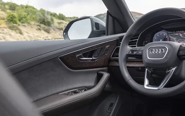 Cars wallpapers Audi Q8 55 TFSI quattro (Samurai Grey Metallic) US-spec - 2025