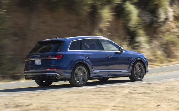 Cars wallpapers Audi SQ7 TFSI (Ascari Blue Metallic) US-spec - 2025