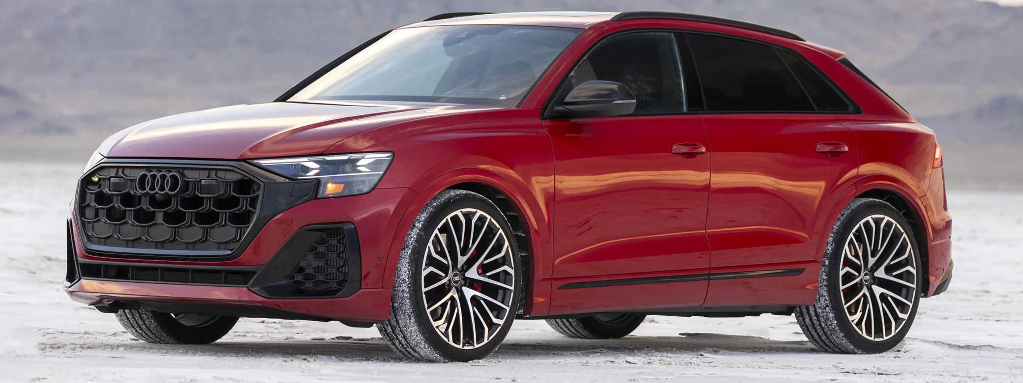 Cars wallpapers Audi SQ8 TFSI quattro (Chili Red Metallic) US-spec - 2025 - Car wallpapers
