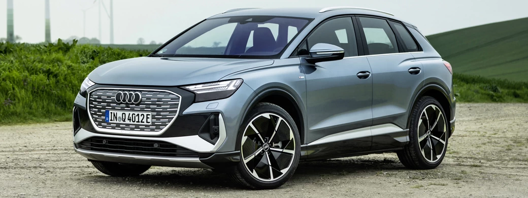 Cars desktop wallpapers Audi Q4 e-tron S line - 2023 - Car wallpapers
