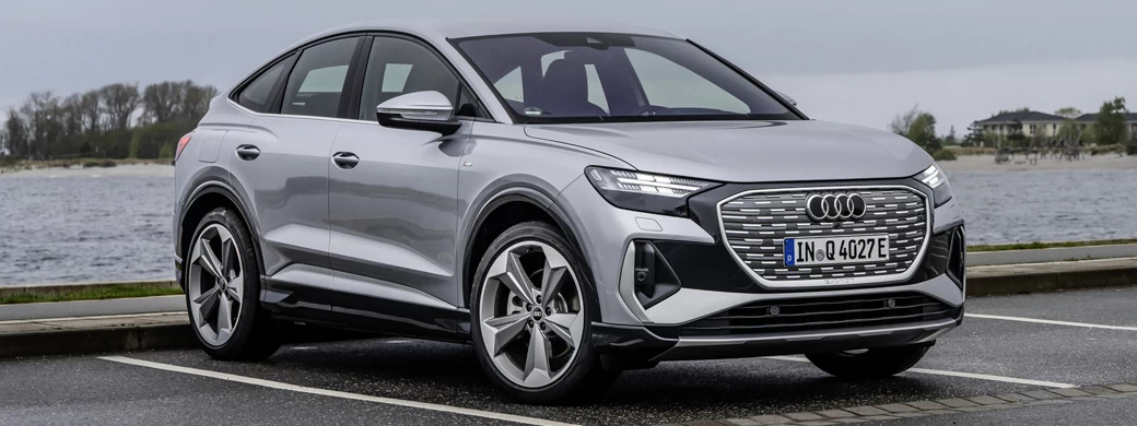 Cars desktop wallpapers Audi Q4 Sportback e-tron S line - 2023 - Car wallpapers