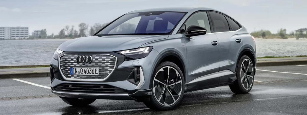 Cars desktop wallpapers Audi Q4 Sportback e-tron S line Edition One - 2023 - Car wallpapers