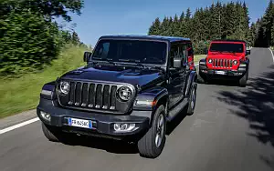 Cars wallpapers Jeep Wrangler Unlimited Rubicon and Jeep Wrangler Unlimited Sahara EU-spec - 2018