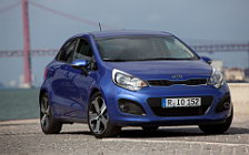 Cars wallpapers Kia Rio 5door Blue - 2011