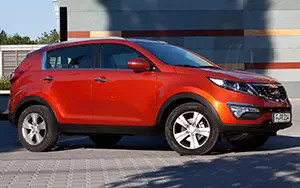 Cars wallpapers Kia Sportage (Techno Orange) - 2010