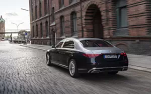Cars wallpapers Mercedes-Maybach S 580 4MATIC (Nautical Blue/High-Tech Silver) - 2021