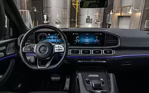 Cars wallpapers Mercedes-Benz GLS 580 4MATIC AMG Line (Cavansite Blue) US-spec - 2019