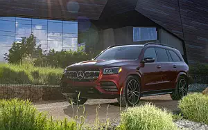 Cars wallpapers Mercedes-Benz GLS 580 4MATIC AMG Line (Designo Cardinal Red) US-spec - 2019