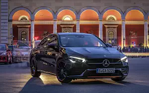 Cars wallpapers Mercedes-Benz CLA 250 4MATIC AMG Line Edition Orange Art - 2019