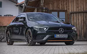 Cars wallpapers Mercedes-Benz CLA 250 4MATIC AMG Line Edition Orange Art - 2019