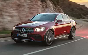 Cars wallpapers Mercedes-Benz GLC 300 4MATIC Coupe AMG Line - 2019