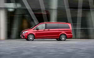 Cars wallpapers Mercedes-Benz V-class Designo Hyacinth Red Metallic - 2017