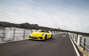 Cars wallpapers Porsche 911 Speedster (Racing Yellow) - 2019
