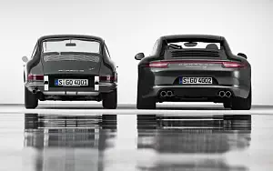 Cars wallpapers Porsche 911 Carrera 4S Coupe 2013 and Porsche 911 2.0 Coupe 1964