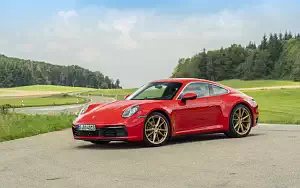 Cars wallpapers Porsche 911 Carrera Coupe (Guards Red) - 2019