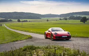 Cars wallpapers Porsche 911 Carrera Coupe (Guards Red) - 2019