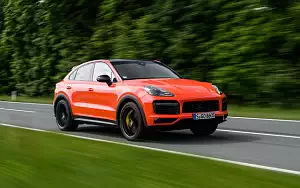 Cars wallpapers Porsche Cayenne Turbo Coupe (Lava Orange) - 2019