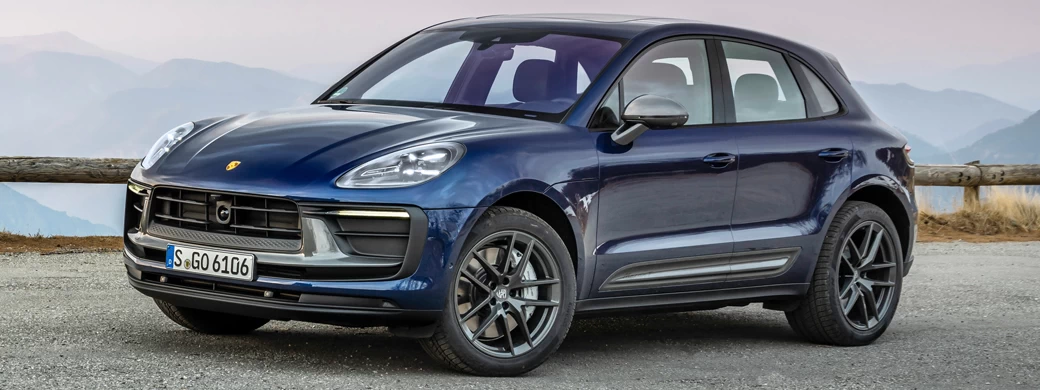 Cars desktop wallpapers Porsche Macan T (Gentian Blue Metallic) - 2022 - Car wallpapers