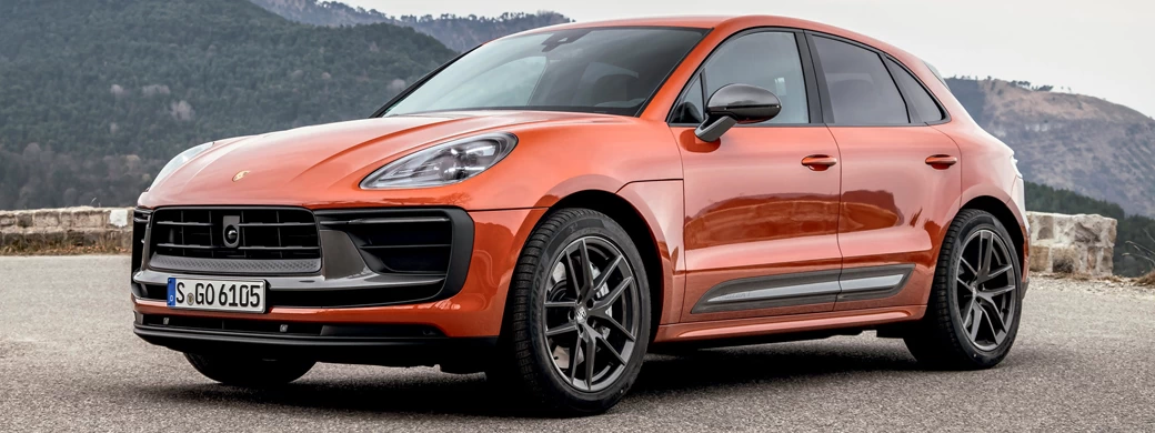 Cars desktop wallpapers Porsche Macan T (Papaya Metallic) - 2022 - Car wallpapers