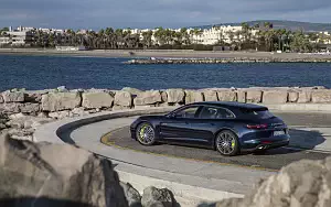 Cars wallpapers Porsche Panamera Turbo S E-Hybrid Sport Turismo (Night Blue Metallic) - 2017