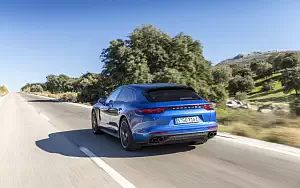 Cars wallpapers Porsche Panamera Turbo S E-Hybrid Sport Turismo (Sapphire Blue Metallic) - 2017