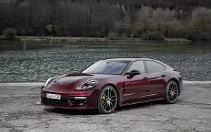 Cars wallpapers Porsche Panamera 4 E-Hybrid SportDesign Package (Cherry Metallic) - 2020