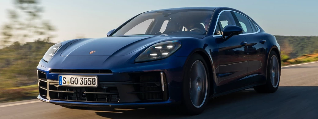 Cars wallpapers Porsche Panamera 4 (Gentian Blue Metallic) - 2024 - Car wallpapers