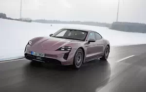 Cars wallpapers Porsche Taycan (Frozen Berry Metallic) - 2021