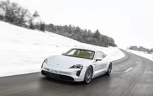 Cars wallpapers Porsche Taycan (Ice Grey Metallic) - 2021