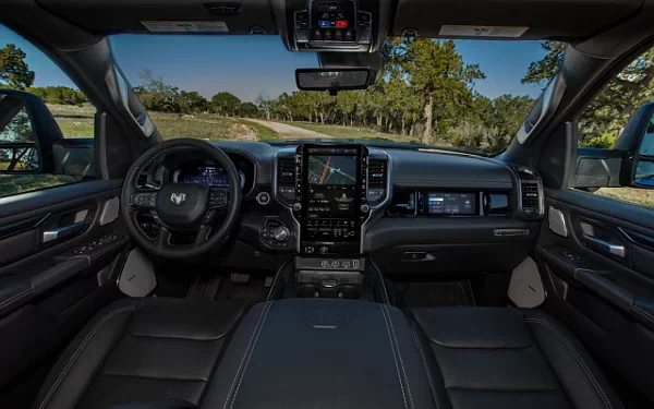 Cars wallpapers Ram 1500 Rebel (Hydro Blue/Diamond Black) - 2024