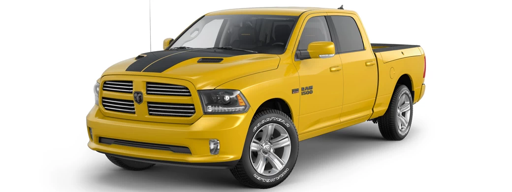 Cars wallpapers Ram 1500 Stinger Yellow Sport Crew Cab - 2016 - Car wallpapers